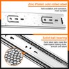 10 inch Drawer Slides 4 Pairs (8pcs) 3 fold Full