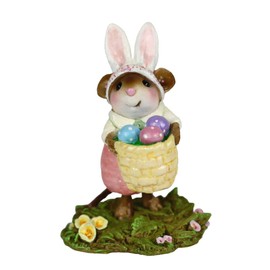Wee Forest Folk M-719a Hoppy Easter Girl - Pink (New 2022)