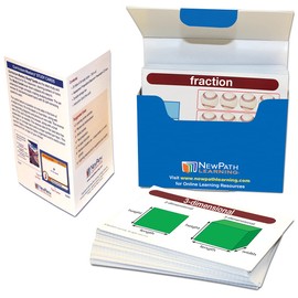 NewPath Learning Math Vocabulary Flash Cards, Grades 3-5