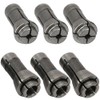 6 Pack Die Grinder Collet, Grinding Machine Clamping Collet Adapter