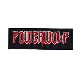 LipaLipaNa Powerwolf - Power-Metal-Band Group Sew-On Embroidered Patch for Iron-On Applique Souvenir Accessories