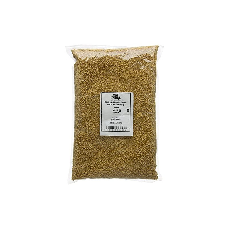 Old India Mustard Seeds Yellow Whole 750 g
