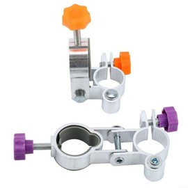 Fishing Chair Umbrella Holder, Aluminum Alloy Clip On Umbrella Stand Rotatable Umbrella Mount Clip Bracket for Fishing Camping Garden Chair (foldable)