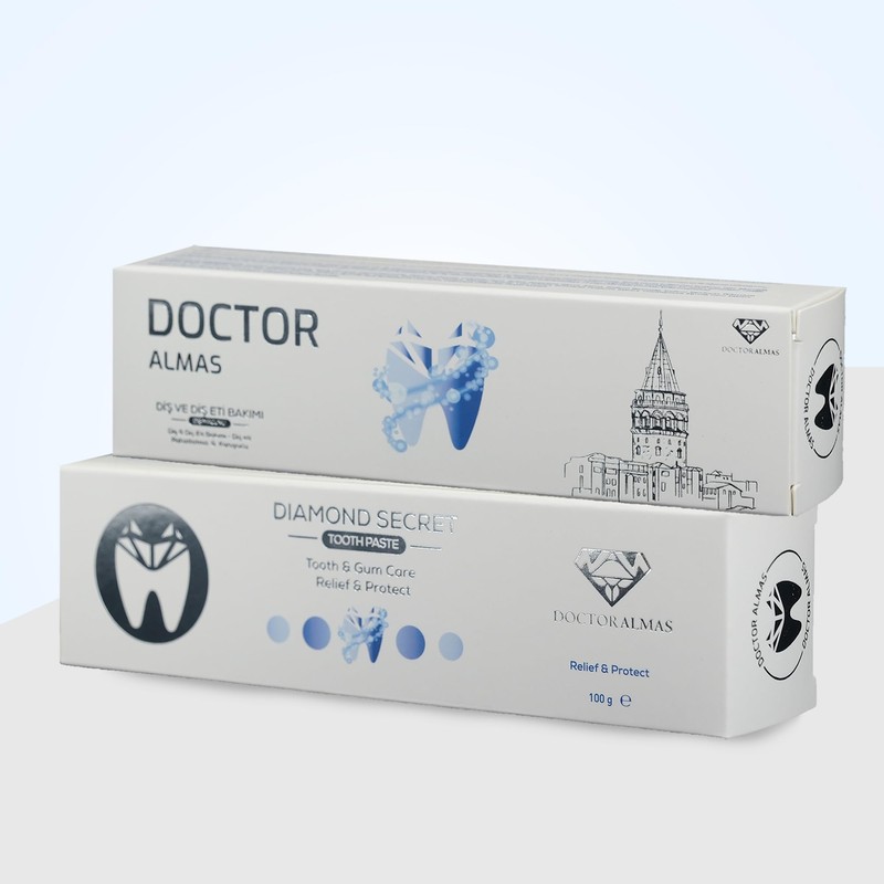 Doctor Almas Diamond Secret Naturally Whitening Toothpaste, Toothpaste for Sensitive