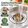 Stainless Steel Kitchen Sink Drain Strainer for Food Waste –