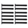 Pack of 50 M3 Countersunk Screws DIN 965 Black Galvanised