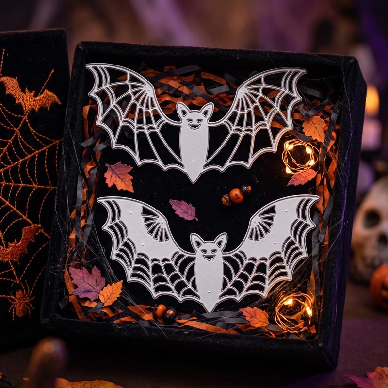 Bat Wing Halloween Metal Cutting Dies for Card Making