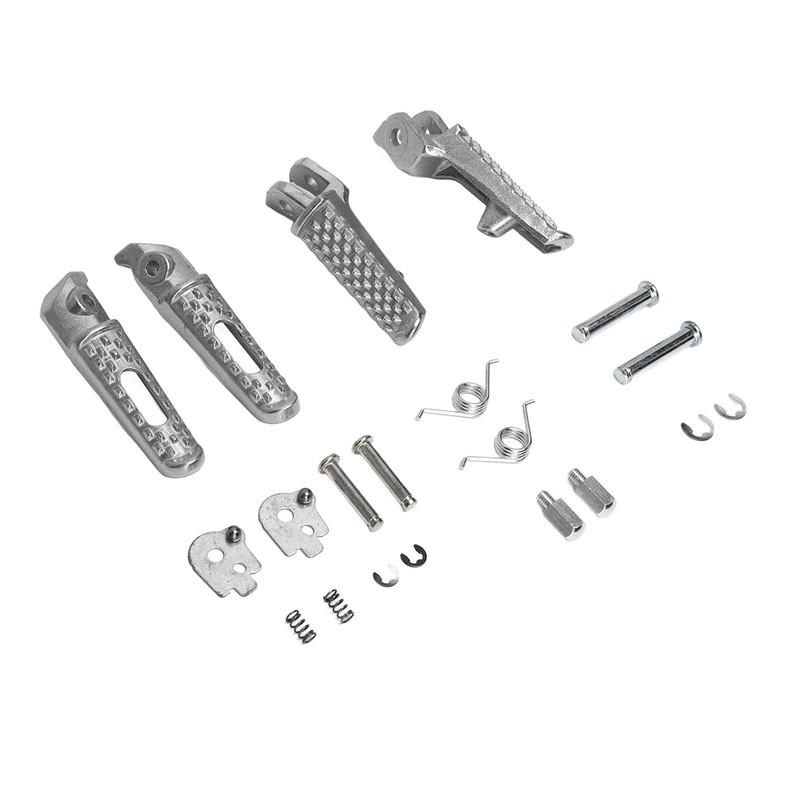Motorcycle Foot Pegs Complete High Strength Strong Grip Replacement for