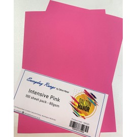 100 SHEET PACK A4 DALTON MANOR 80gm PAPER - INTENSIVE PINK