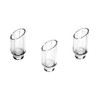Armerah 510 Drip Tip eCig Mouthpiece Slash-Cut/Wide Plastic/Opaque 3 Pack