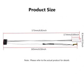 3D Printer Heater Cartridge and Thermistor Kit for Bambu Lab A1/A1 Mini, High Temperature Sensor of FDM 3D Printer Accessories Quick Replacement Extruder Hotend Parts Heating Tube Element