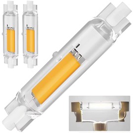 R7S LED 78 mm 20 W Dimmable, R7S LED 78 mm Dimmable Bulbs Replacement for 200 W Halogen Bulbs, Cool White 6000 K 2000 LM No Flickering, 360° Beam Angle Rod Bulb, Pack of 2