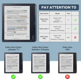 Case for Kobo Libra Colour(2024) (Starry Sky, One Size)