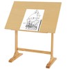 VISWIN 24'' x 35" Artist Drafting Table, Adjustable Angle, 34"