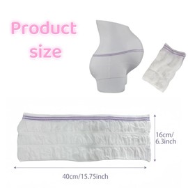 SDXCJY 4pcs Fix Reusable Net Pants Incontinence Net Knickers Large Fix Incontinence Fixing Pants Breathable Stretch Net Pants for Daily Use, Travel, Pregnant Women. (White)