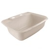 RecPro Rectangle RV Bathroom Sink | Single Bowl Lavatory Sink