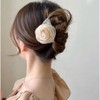 Kanzashi Handmade Camellia Camellia Hair Accessory Yukata Kimono Kimono Accessories
