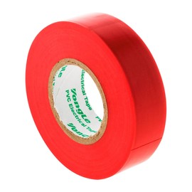 Zenitech - 19mm x 20m Roll Insulation Tape - 0.15mm PVC Tape for Electrical Work - Easy Marking - Pro Quality - Red - 20m