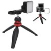 YELANGU Camera Desktop Tripod with Fill Light Mini Vlogging Kit