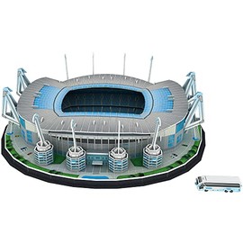 Football Stadium Model 3D Puzzles: DIY 3D Soccer Field Jigsaw Building Kit for Adults and Kid Home Bedroom Office Decoration (118pcs)