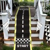 OOTSR 9.8 ft Long Race Track Floor Runner Mat, Racing