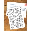 Funny Humorous 'David Shrigley Drink Too Much Tea' Novelty Postcard