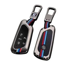 Sucxyor Compatible with Volkswagen Key Fob Cover Atlas Tiguan ID.4 Atlas Cross Sport,2025-2026 Tiguan 2024 2025 Atlas Cross Sport/Atlas Key Fob Case,Metal Shell & Soft Silicone Protection