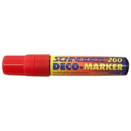 Schneider Novus 126002 260 Deco Marker 4 + 7 + 15 mm Red