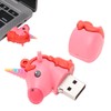 USB 2.0 Flash Drive Pink Cartoon Appearance Data Storage Tool