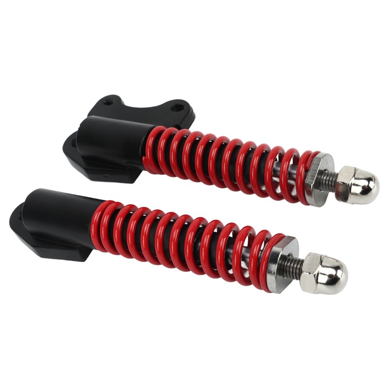 Scooter Shock Absorber Stainless Steel Spring Black Red Safe Stable