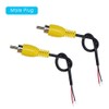 KSOPUERT 4Packs Speaker Wire RCA/AV Audio Both Male & Female
