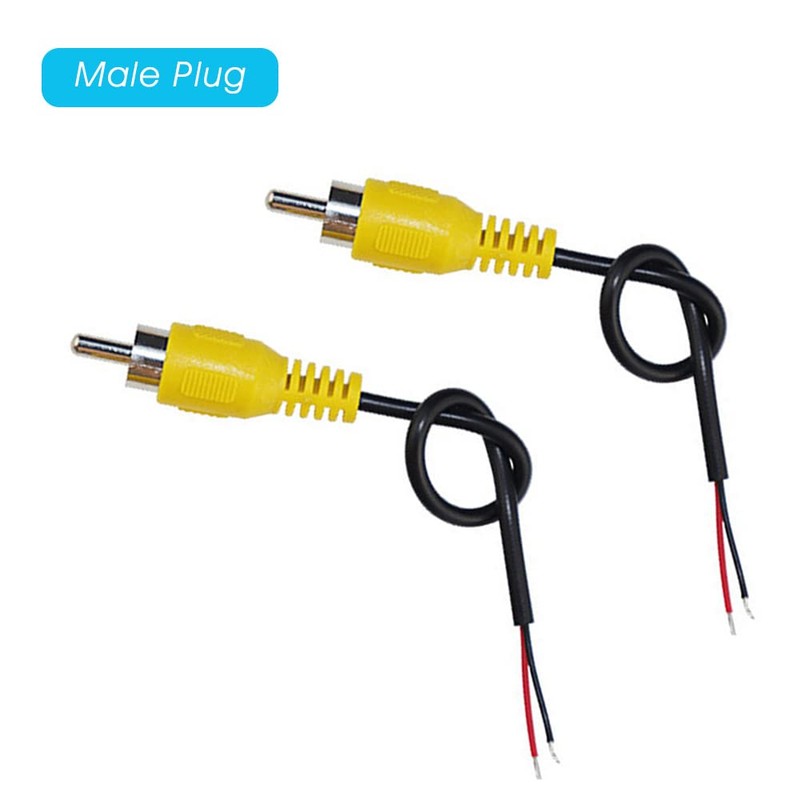KSOPUERT 4Packs Speaker Wire RCA/AV Audio Both Male & Female