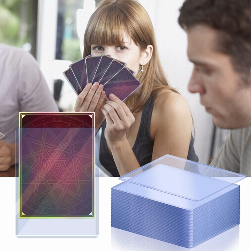200 Pack 3"x4" Top loaders for Cards - 35pt Premium