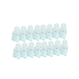 Healvian 20pcs Moisturizing Heel Stickers for Cracked Dry Feet Care Transparent Invisible Foot Suitable for High Heels and Flat Shoes