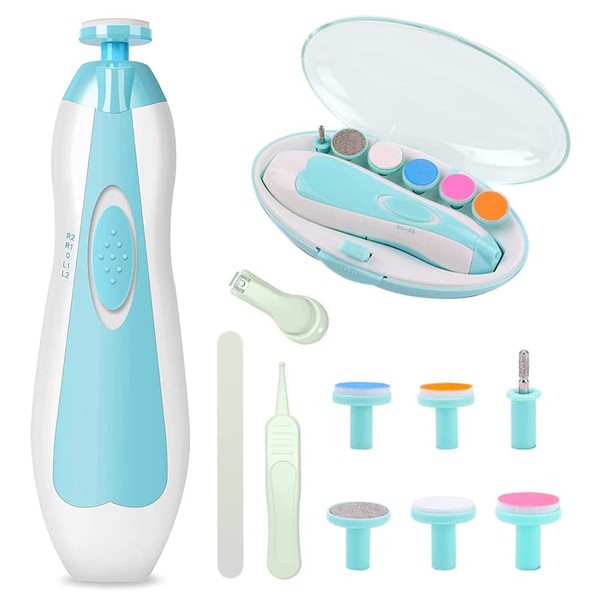 Lima de uñas bebe, VOICEPTT Set de Cuidado de uñas