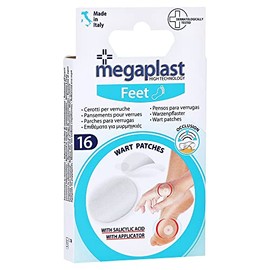 16 occlusive dressings for Warts, salicylic Acid, Hypoallergenic