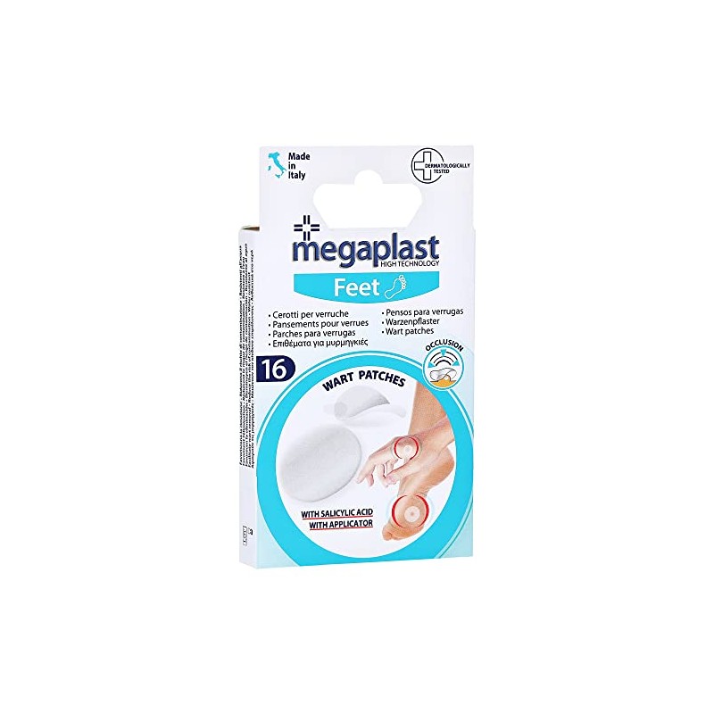16 occlusive dressings for Warts, salicylic Acid, Hypoallergenic