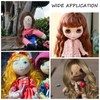 GLOBLELAND 5Pcs 5 Colors Doll Curly Wigs 100cm/40inch Doll Hair