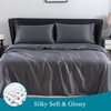 MISERRO Twin Sheets - 100% Luxury Satin Bed Sheets Set