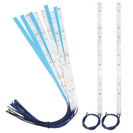 YIXISI Pack of 10 200 mm Pre-Wired LED Strips, 2335 SMD LED, 12-18 V LED Strips, Model Making LED Lighting, Blue