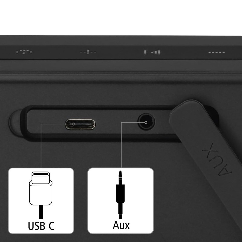 Hama PowerBrick 2.0 Bluetooth Speaker AUX, Hands-Free Function, Includes Holder,