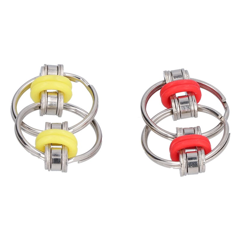 Generic Stress Relief Chain Men Women Portable Decompression Keychain for