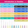 TENKAIWICK 150 Pack 29 Gauge 1/2 inch Needle, Sterile Disposable