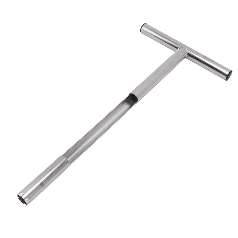 Soil Sampler Probe 304 Stainless Steel Protable T Handle Soil