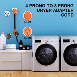 Nilight Dryer Adapter Cord 30 Amp to 30Amp 4 Prong 125V/250V 7500 Watt Pure Copper New Outlet Old Plug Conversion Heavy Duty 10 Gauge Wire 14-30P 10-30R 30M/30F