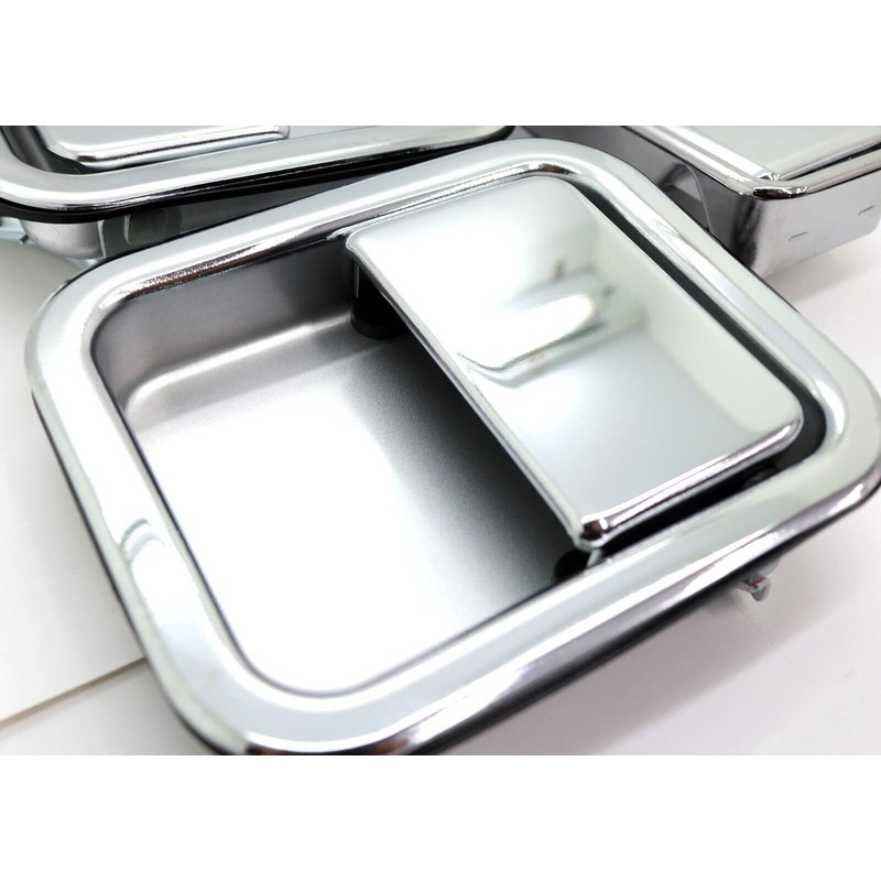 Chrome Outside Exterior Full Door Handles 3-PC Set Includes Driver