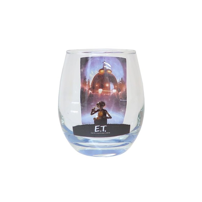 Sunart E.T. SAN3987-1 3D Glass, Spaceship, Retro Movie, ET Goods,