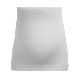 LATRAT 2 Pieces Belly Band Maternity Abdominal Support Belt Adjustable Maternity Belt for Pregnancy and Puerperium (Grey, Black)