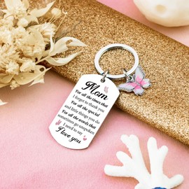 Ibiwe Mom Gifts from Daughters Keychain Birthday Gift for Mom From Daughter Mommy and Me Funny Present Moms Grandma Sister in Law Mothers Gift On Mother’s Day Valentines Christmas