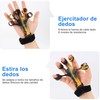 Fortalecedor de Agarre Set,Ejercitador de Antebrazo,con Contador,Ejercitador de Mano Ajustable,Kit